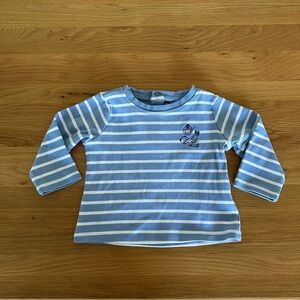 Sergent Major Blue Striped Kids Light Sweater 12-18M